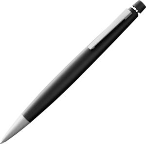 LAMY Druckbleistift 2000 Strichbreite 0,7mm Mine M40 und Radiergummi SCHWARZ