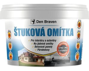 Štuková omietka DEN BRAVEN univerzálna 8 kg biela
