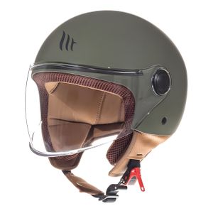 Jethelm MT Helmets Street S ECE 22.06, Größe:XL, Farbe:grün / braun
