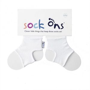 Sock Ons Small 0-6m White (weiß)