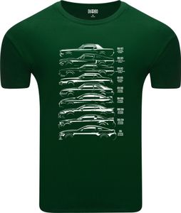 Diarbo pánské tričko s potiskem Ford Mustang tmavě zelená velikost XXL Diarbo pánské tričko s potiskem Ford Mustang tmavě zelená velikost XXL