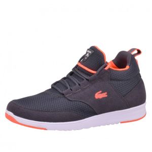 Lacoste Light Base Sneakers Dark Grey/Orange, Größe:39 EU