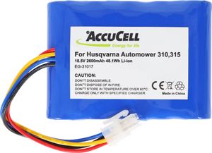Akku passend für Husqvarna Automower 310, 315 Li-Ion Akku 584 85 28-01 18,5V 2600mAh 48,1Wh ab Modell 2015
