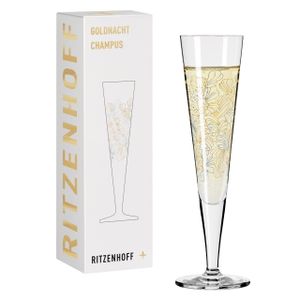 Goldnacht Champagnerglas #9 Von Lenka Kühnertová
