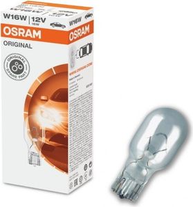Żarówka W16W T10 12V 16W Osram Original BOX