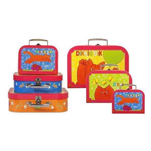 Bambolino Toys K Bizz 52011, Koffer-Set, Mehrfarben, Karbon, 3 Stück(e), 20 cm, 17,5 cm
