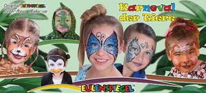 Eulenspiegel Metall-Schminkpalette Karneval der Tiere