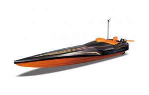 Ferngesteuertes Speedboat 'Hydro Blaster' (schwarz/orange)
