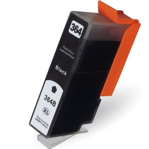 D&C Drukerpatrone Tinte ersetzt HP 364BK XL Black Schwarz CN684EE XL, CN680E für HP Photosmart Drucker