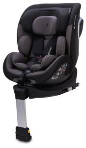 Hero360 SL i-Size, drehbarer Kindersitz mit Isofix und Standfuß (40-105 cm) - Twill Black