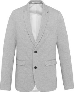 Kariban - Blejzr pre mužov PC3821 (56 EU) (svetlo šedý strakatý)