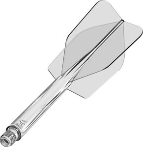 Mission Force 90 Slim Clear - Dart Flights Short