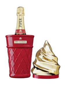 Piper-Heidsieck Cuvee Brut Champagner 0,75L (12% Vol) mit Ice Cream Eiscreme Limited Edition- [Enthält Sulfite]