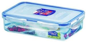 Lock & Lock 3er Set Multifunktionsbox 800ml, Frischhaltedose mit Ablaufgitter HPL816T x 3