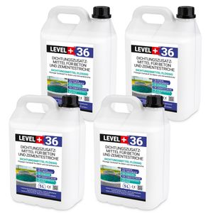 Hydroizolačný plastifikátor na betónové potery a stierky 20L Level+36