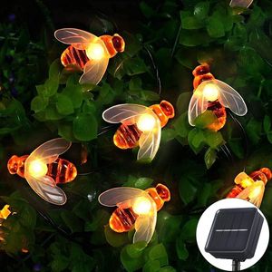 ALSTER HERZ® Solar Bienenlichterkette außen, 20 LED, warmweiß, wasserdicht, E0539 ALSTER HERZ® Solar Bienenlichterkette außen, 20 LED, warmweiß, wasserdicht, E0539