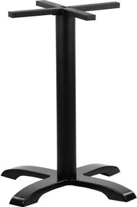 Tischgestell aus Gusseisen SH-5009-2, für Büro, Hotel, Restaurant, Maße 62x62x72 cm, Schwarz