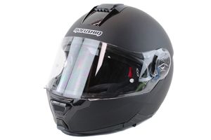 Marushin Motorrad Helm - Basic Line M-310 - matt schwarz, Größe: XS bis XXL, Helmgröße:L