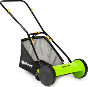 FIELDMANN FZR 1010 Vretenová kosačka, záber kosenia 40 cm, 5 nožov, výška kosenia 14 - 47 mm, plynulé nastavenie výšky kosenia, látkový kôš s objemom 23 ť