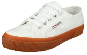 Superga Damenschuhe-Sneaker S000010-2750 COTU-Classic Textil weiß F95 White-Gum, Groesse:38 EU