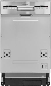 Exquisit EGSP1009-EB-030E Teilintegrierbarer Einbaugeschirrspüler, Edelstahl-Optik, 9 Maßgedecke,  E