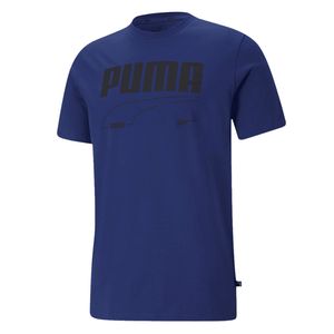 PUMA REBEL T-SHIRT HERREN Sportshirt Tee 585738, Größe:L, Farbe:Blau (Elektro Blue)