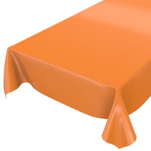 Uni Orange Einfarbig 100x140cm Wachstuch Tischdecke