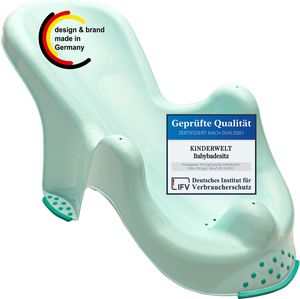 Anatomischer Premium Babybadesitz aquamarin Badesitz Baby Badewannensitz