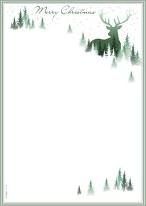 SIGEL DP284 Weihnachts-Motiv-Papier, Christmas Forest, A4, 25 Blatt SIGEL DP284 Weihnachts-Motiv-Papier, Christmas Forest, A4, 25 Blatt