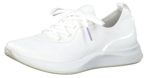 Tamaris Damen Low Sneaker 1-23705-25 Weiß 100 WHITE Textil/Synthetik mit Removable Sock, Groesse:39 EU