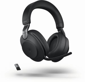 Jabra Evolve2 85 Stereo MS + Ladestation + Link 380 USB-C, schwarz