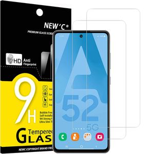 INF Displayschutzfolie Samsung Galaxy A52/A52 5G/A52S 5G gehärtetes Glas 2er-Pack