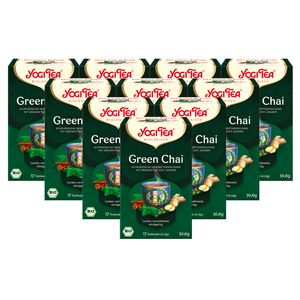 10 xYOGI TEA Green Chai | 10 x 30,6g