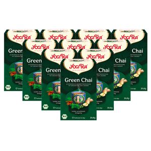 10 x BIO YOGI TEA Green Chai | 10 x 30,6g