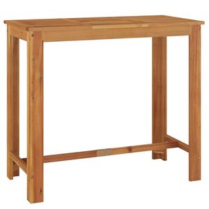 vidaXL Záhradný barový stôl 120x60x105 cm z masívneho dreva Akácia