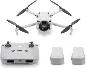 DJI Mini 3 Fly More Combo - 4 rotory - 12 MP - 3840 x 2160 pixelov - 10,55 m/s - 2453 mAh - Sivá