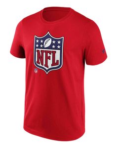 Fanatics - NFL Shield Pop Art T-Shirt : Rot XXL Farbe: Rot Größe: XXL