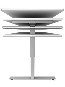 Taos One XMST-Serie Schreibtisch, elektrische Höhenverstellung, Nussbaum, Größe Tischplatte:180 x 80 cm