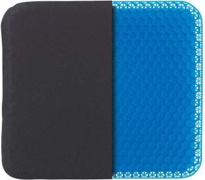 MAXXMEE Sitzkissen mit Wabenstruktur aus Gelmaterial - 42x36cm - schwarz MAXXMEE Sitzkissen mit Wabenstruktur aus Gelmaterial - 42x36cm - schwarz