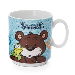 NICI Becher Teddybär und Frosch Porzellan, 250ml