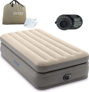 Materac Welurowy 191X99X51Cm Z Wbudowaną Pompką Elektryczną Intex 64162Nd