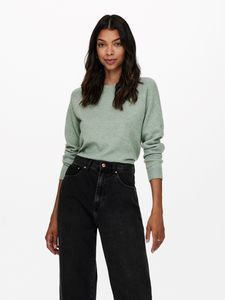 Basic Strickpullover Stretch Sweater Langarm Rundhals Shirt ONLRICA | 38