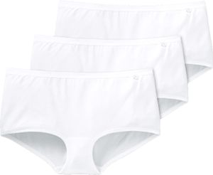 Schiesser Hipster unterhose unterwäsche panty 3er-Pack 95/5 weiss 42