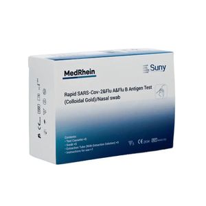 MedRhein Suny SARS-CoV-2&Flu A&Flu B Antigen Selbsttest CE2934 – 1er Pack