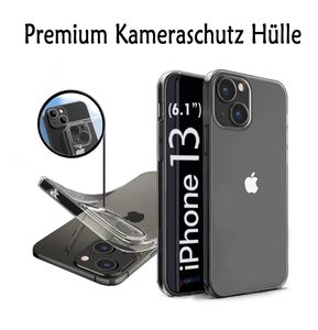 Für iPhone 13 (6.1") Silikon Handy Hülle Transparent Schutz Hülle Klar Tasche Case Cover