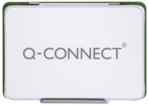 Q-CONNECT - Q-CONNECT stempelkussen, ft 90 x 55 mm, groen