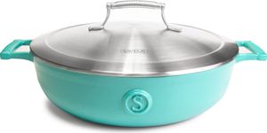 Saveur Gusseiserne Kasserolle mit Deckel, Ø30cm 4,2L, emailliert, alle Herdarten