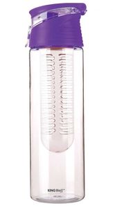 Eine Flasche Wasserflasche mit einer Früchtekassette 800ml KH-1192