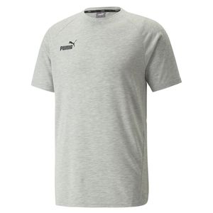 Puma teamFINAL Casuals Tee - 657385 in grau / Blau / Schwarz / Weiß, Farbe:Grau, Textil:L