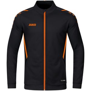 JAKO Challenge Polyesterjacke Kinder schwarz/neonorange 152